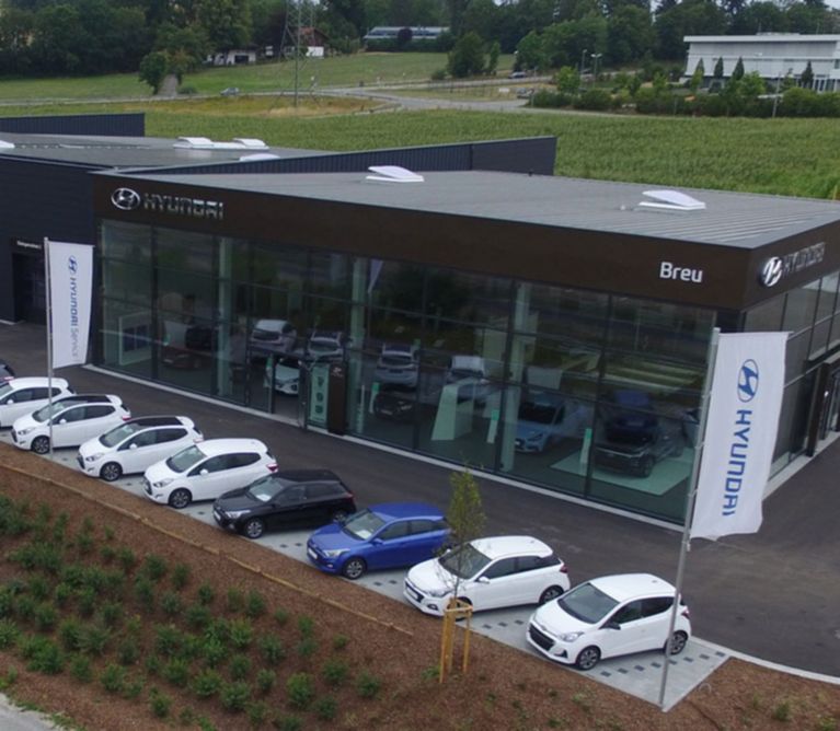 Hyundai Händler der ersten Stunde: Autohaus Breu eröffnet Neubau